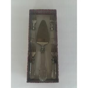 Wild Eye Designs Acrylic Bling Cake Cutting Set Wedding Birthday